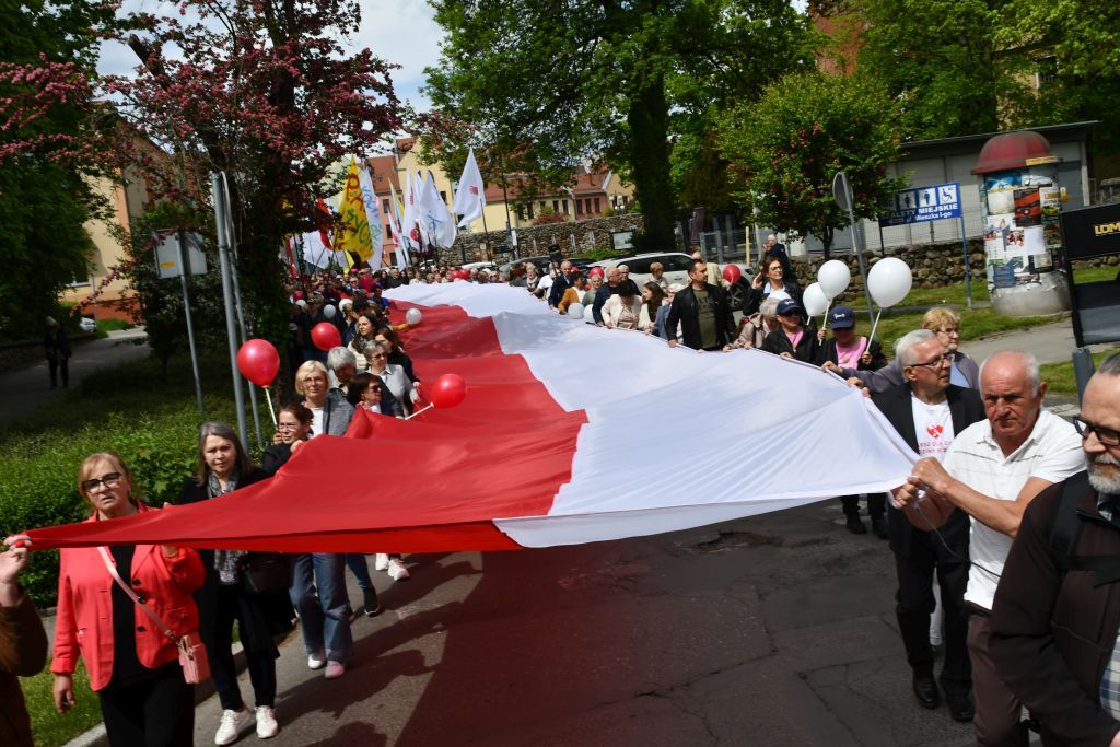 Kilkaset osób na siódmym Marszu dla Życia i Rodziny w Żarach