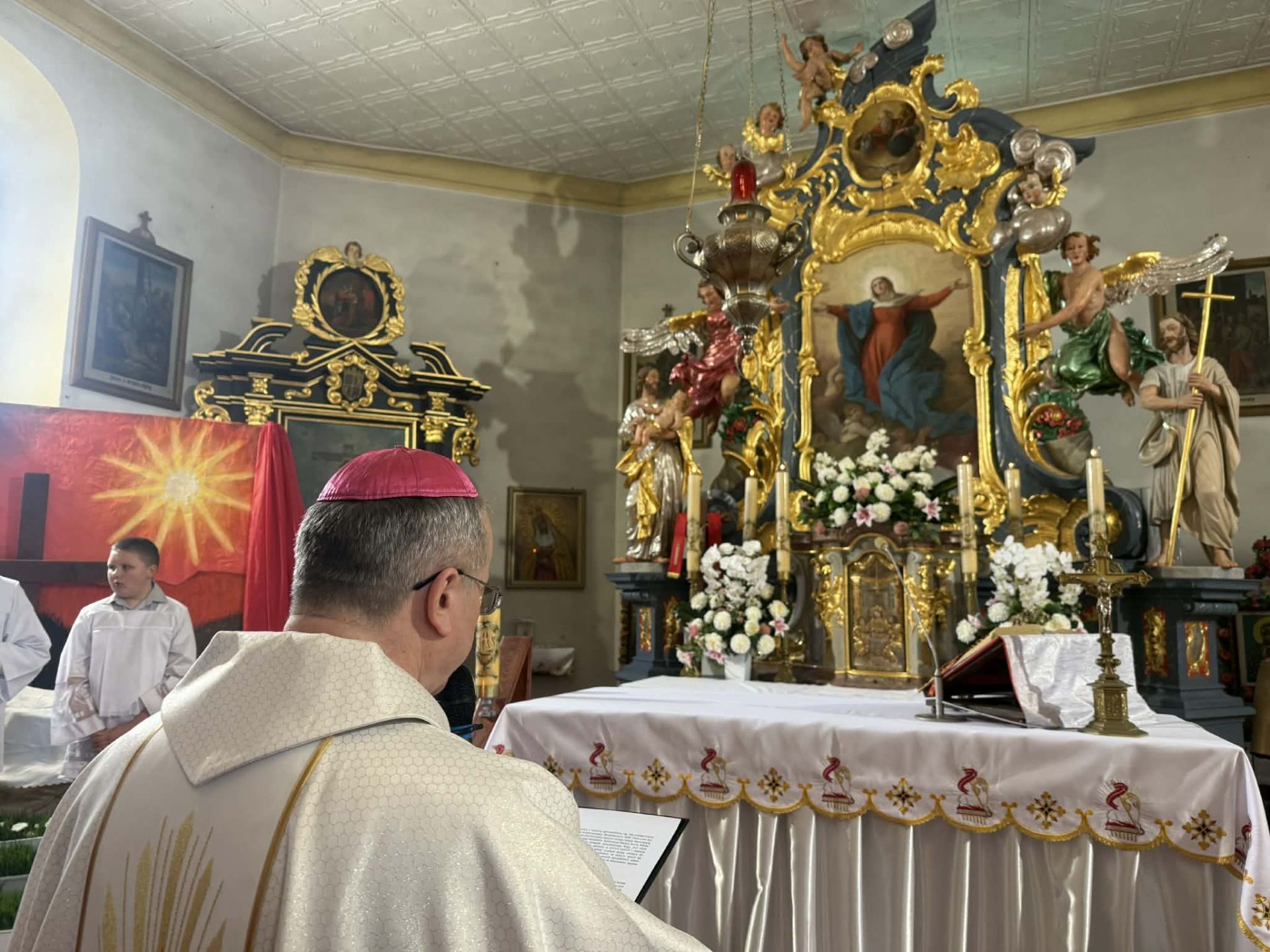 Ołtarze z Leszna Dolnego już po renowacji