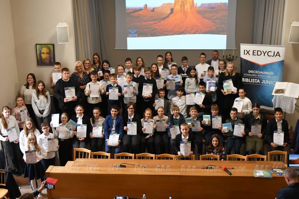 Finał IX. Diecezjalnego Konkursu Wiedzy Biblijnej „Biblista Junior”