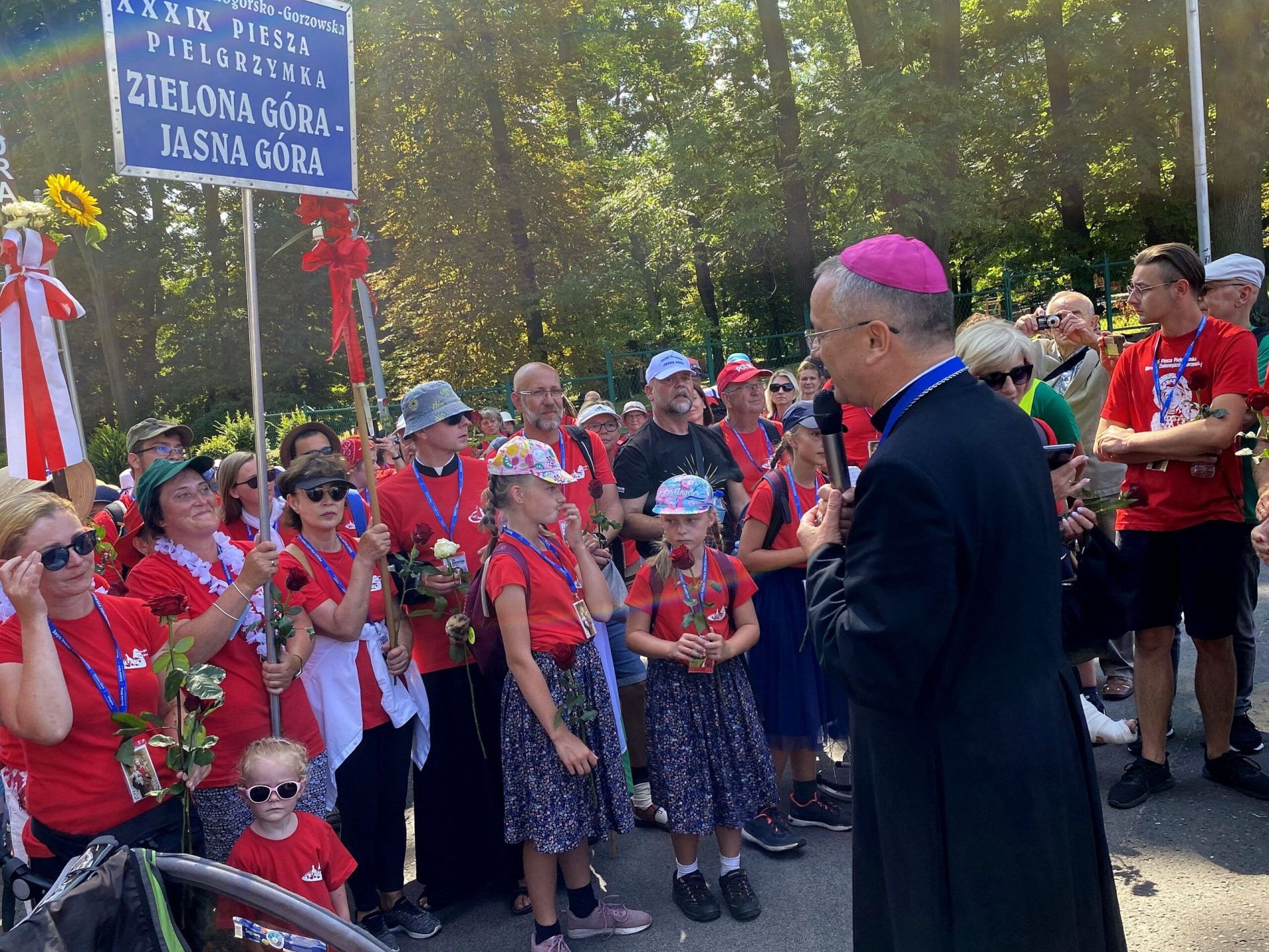 Pielgrzymi na Jasnej Górze