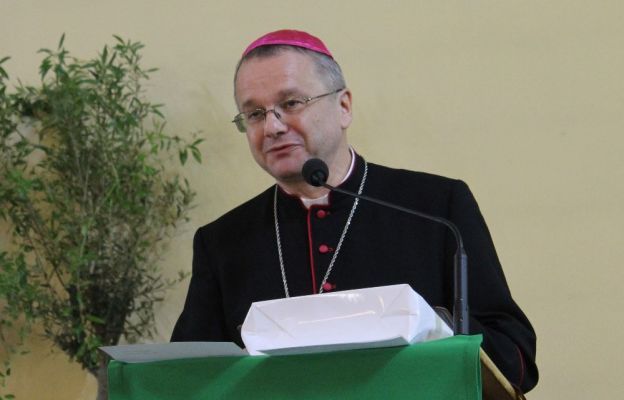 Bp Tadeusz Lityński dziękuje Franciszkanom z Zielonej Góry